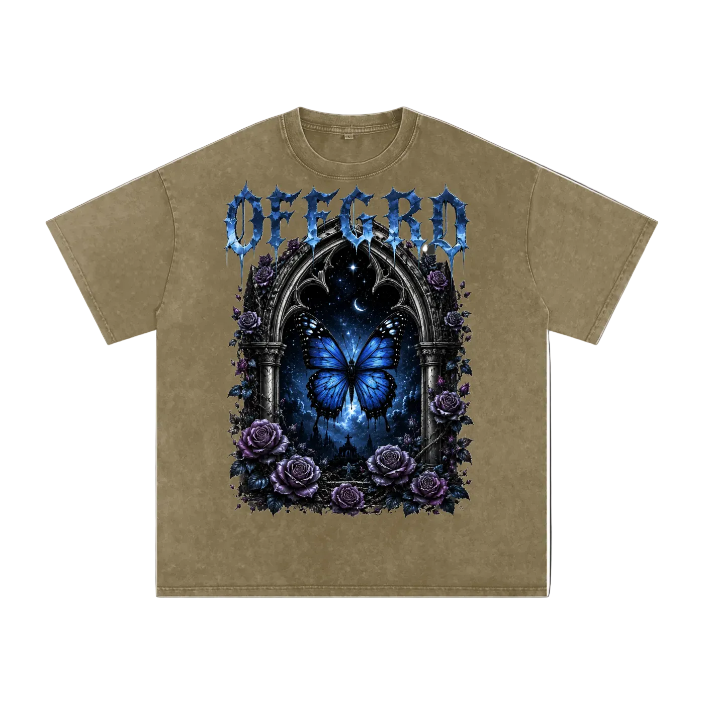 Dark Romance (Snow Washed Oversized Cotton T-Shirt)