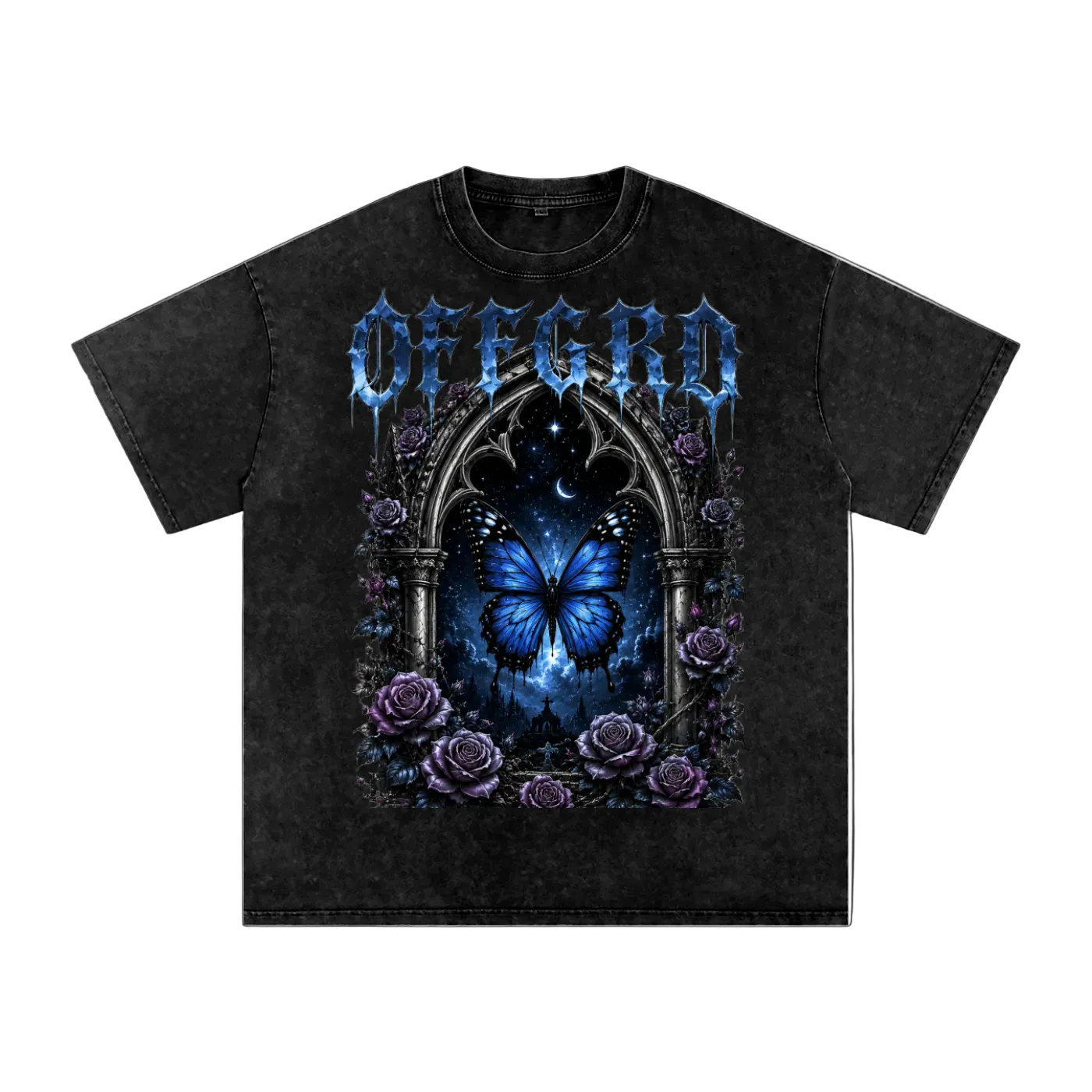 Dark Romance (Snow Washed Oversized Cotton T-Shirt)